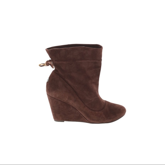 BCBGeneration Brown Wessy Wedge Ankle Boots - Picture 2 of 9